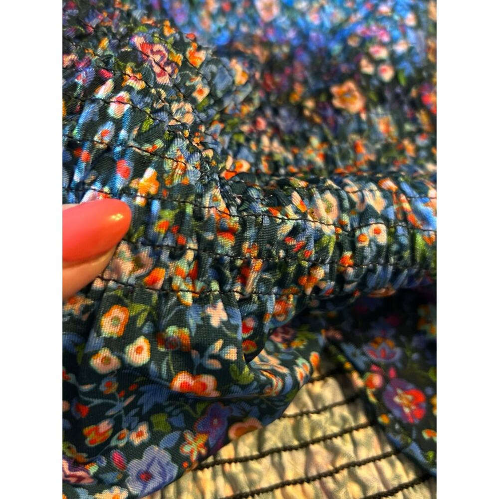 Sandro Pinelle Blue Floral Dress - Size 38 - Picture 11 of 15